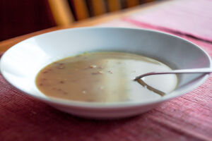 Čočková polévka (sladkokyselá)