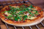Italská pizza alá prosciutto crudo