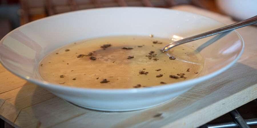 rýžová polévka