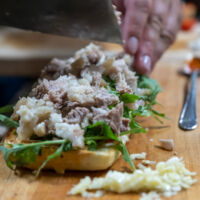 Sandwich z vepřového kolene Sandwich z vepřového kolene